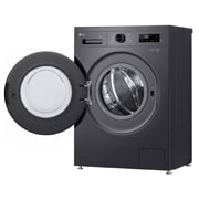 LG Стиральная машина узкая LG F2Y1NS6J с паром, 6 кг, Стиральная машина LG F2Y1NS6J с открытой дверцей (вид справа), F2Y1NS6J, thumbnail 9