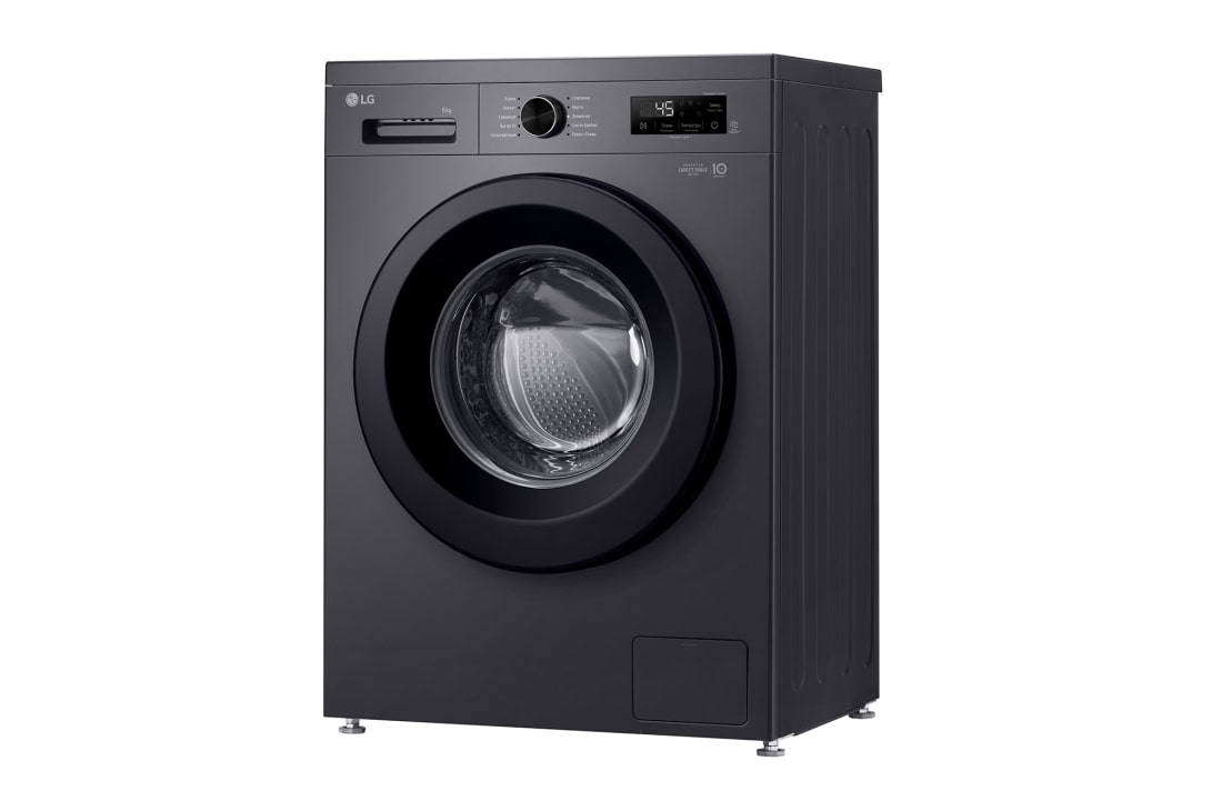 LG Стиральная машина узкая LG F2Y1NS6J с паром, 6 кг, Стиральная машина LG F2Y1NS6J (вид справа), F2Y1NS6J, thumbnail 10