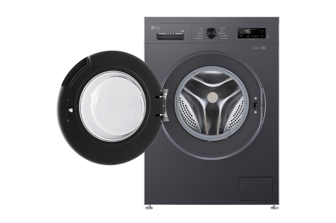 LG Стиральная машина LG F2Y1VS5J с паром, 9 кг, стиральная машина LG F2Y2VG5J с открытой дверцей, F2Y1VS5J, thumbnail 2