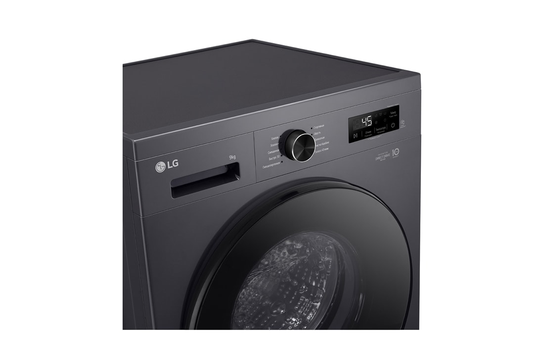 LG Стиральная машина LG F2Y1VS5J с паром, 9 кг, Панель стиральной машины LG F2Y2VG5J (вид слева), F2Y1VS5J, thumbnail 3