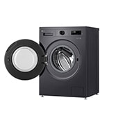 LG Стиральная машина LG F2Y1VS5J с паром, 9 кг, стиральная машина LG F2Y2VG5J с открытой дверцей (вид справа), F2Y1VS5J, thumbnail 9