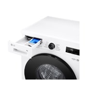 LG Стиральная машина LG F2Y1VS5W с паром, 9 кг, стиральная машина LG F2Y2VG5J с открытым лотком (вид справа), F2Y1VS5W, thumbnail 6