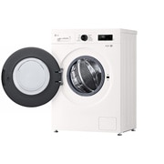 LG Стиральная машина узкая LG F2Y1HS6W с паром, 7 кг, Стиральная машина LG F2Y1HS6W с открытой дверцей (вид справа), F2Y1HS6W, thumbnail 9