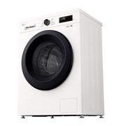 LG Стиральная машина узкая LG F2Y1HS6W с паром, 7 кг, Стиральная машина LG F2Y1HS6W (вид справа в перспективе), F2Y1HS6W, thumbnail 11