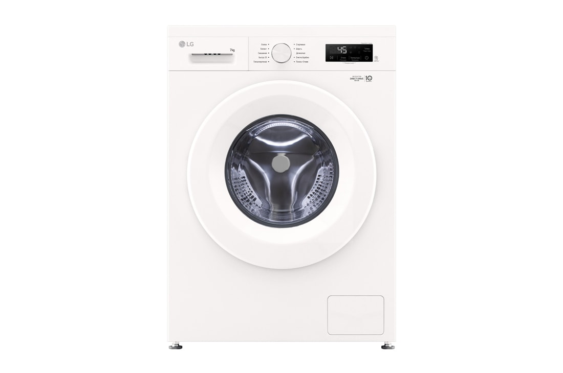 LG Стиральная машина узкая LG F2Y1HS3W с паром, 7 кг, Cтиральная машина LG F2Y1HS3W, F2Y1HS3W