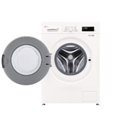 LG Стиральная машина узкая LG F2Y1HS3W с паром, 7 кг, Стиральная машина LG F2Y1HS3W с открытой дверцей, F2Y1HS3W, thumbnail 2
