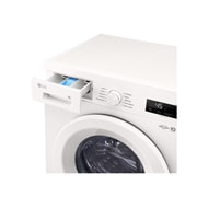 LG Стиральная машина узкая LG F2Y1HS3W с паром, 7 кг, Стиральная машина LG F2Y1HS3W с открытым лотком (вид справа), F2Y1HS3W, thumbnail 6