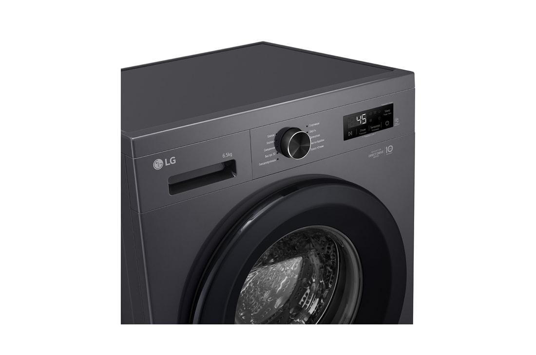 LG Стиральная машина узкая LG F2Y1WS6J с паром, 6,5 кг, Панель стиральной машины LG F2Y1WS6J (вид слева), F2Y1WS6J, thumbnail 3