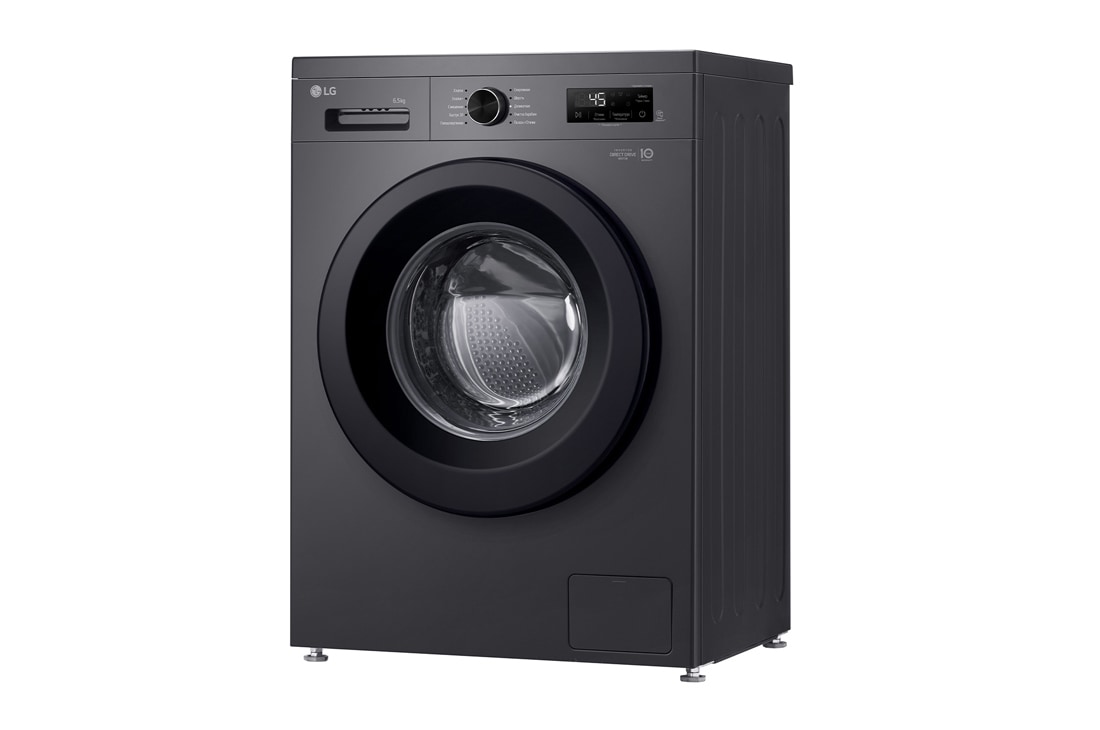 LG Стиральная машина узкая LG F2Y1WS6J с паром, 6,5 кг, Стиральная машина LG F2Y1WS6J (вид справа), F2Y1WS6J, thumbnail 10