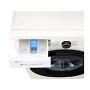 LG Стиральная машина узкая LG F2Y1NS6W с паром, 6 кг, Стиральная машина LG F2Y1NS6W с открытым лотком (вид сверху), F2Y1NS6W, thumbnail 7