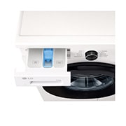 LG Стиральная машина узкая LG F2Y1WS6W с паром, 6,5 кг, Стиральная машина LG F2Y1WS6Wс открытым лотком (вид сверху), F2Y1WS6W, thumbnail 7
