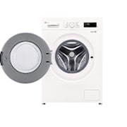 LG Стиральная машина узкая LG F2Y1WS3W с паром, 6,5 кг, Стиральная машина LG F2Y1WS3Wс открытой дверцей, F2Y1WS3W, thumbnail 2