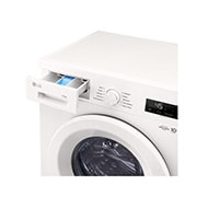 LG Стиральная машина узкая LG F2Y1WS3W с паром, 6,5 кг, Стиральная машина LG F2Y1WS3Wс открытым лотком (вид справа), F2Y1WS3W, thumbnail 6