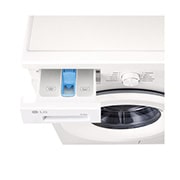 LG Стиральная машина узкая LG F2Y1WS3W с паром, 6,5 кг, Стиральная машина LG F2Y1WS3Wс открытым лотком (вид сверху), F2Y1WS3W, thumbnail 7