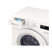LG Стиральная машина узкая LG F2Y1NS3W с паром, 6 кг, Стиральная машина LG F2Y1NS3W с открытым лотком (вид справа), F2Y1NS3W, thumbnail 6