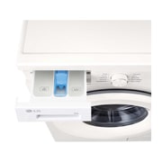 LG Стиральная машина узкая LG F2Y1NS3W с паром, 6 кг, Стиральная машина LG F2Y1NS3W с открытым лотком (вид сверху), F2Y1NS3W, thumbnail 7