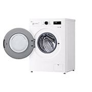 LG Стиральная машина LG F2Y1VS6W с паром, 9 кг, стиральная машина LG F2Y2VG5J с открытой дверцей (вид справа), F2Y1VS6W, thumbnail 9