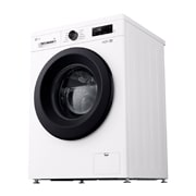 LG Стиральная машина LG F2Y1VS6W с паром, 9 кг, стиральная машина LG F2Y2VG5J (вид справа в перспективе), F2Y1VS6W, thumbnail 11