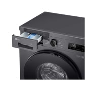 LG Стиральная машина узкая LG F2Y1WS5J с паром, 6,5 кг, Стиральная машина LG F2Y1WS5J с открытым лотком (вид справа), F2Y1WS5J, thumbnail 6