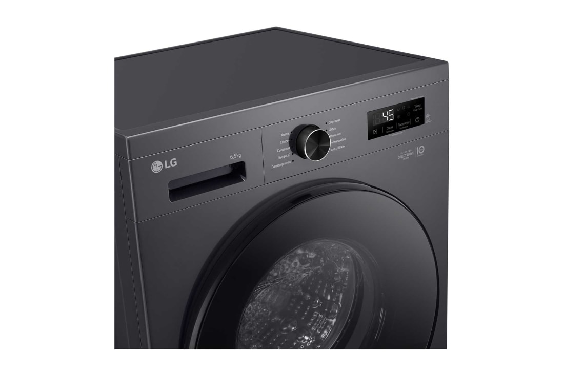 LG Стиральная машина узкая LG F2Y1WS5J с паром, 6,5 кг, Панель стиральной машины LG F2Y1WS5J (вид слева), F2Y1WS5J, thumbnail 3