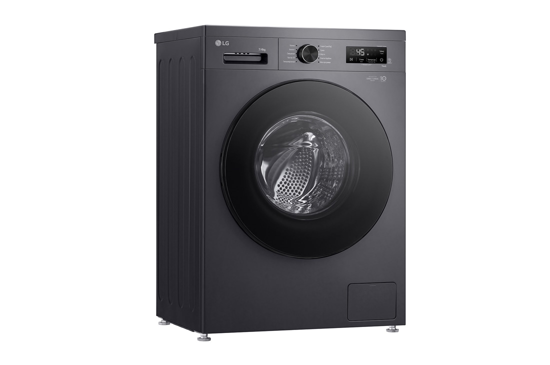 LG Узкая стирально-сушильная машина LG F2Y2HG5J с паром, 7/4 кг, Стирально-сушильная машина LG F2Y2VG5J (вид слева), F2Y2HG5J, thumbnail 8