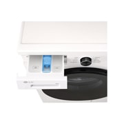 LG Стиральная машина узкая LG F2Y1NS5W с паром, 6 кг, Стиральная машина LG F2Y1NS5W с открытым лотком (вид сверху), F2Y1NS5W, thumbnail 7