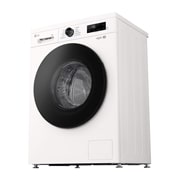 LG Стиральная машина узкая LG F2Y1NS5W с паром, 6 кг, Стиральная машина LG F2Y1NS5W (вид справа в перспективе), F2Y1NS5W, thumbnail 11