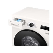 LG Стиральная машина узкая LG F2Y1WS5W с паром, 6,5 кг, Стиральная машина LG F2Y1WS5W с открытым лотком (вид справа), F2Y1WS5W, thumbnail 6