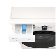 LG Стиральная машина узкая LG F2Y1WS5W с паром, 6,5 кг, Стиральная машина LG F2Y1WS5W с открытым лотком (вид сверху), F2Y1WS5W, thumbnail 7