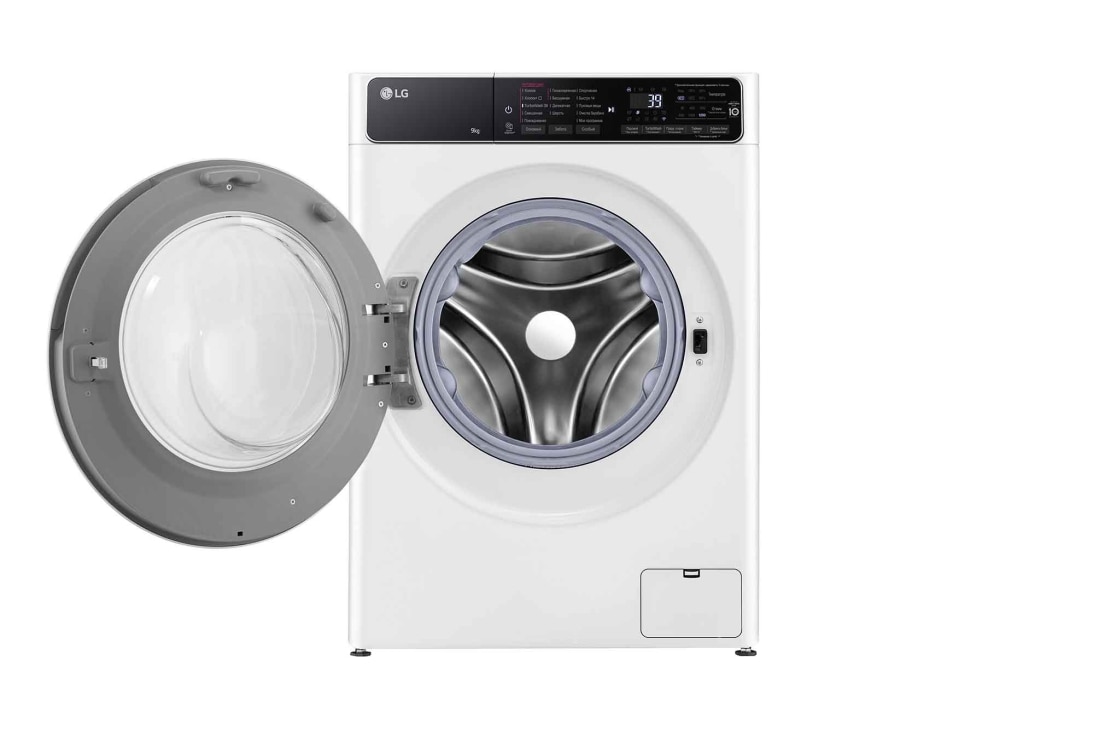 LG Стиральная машина узкая LG F2T9FW9W с паром, 9 кг, front open, F2T9FW9W, thumbnail 2