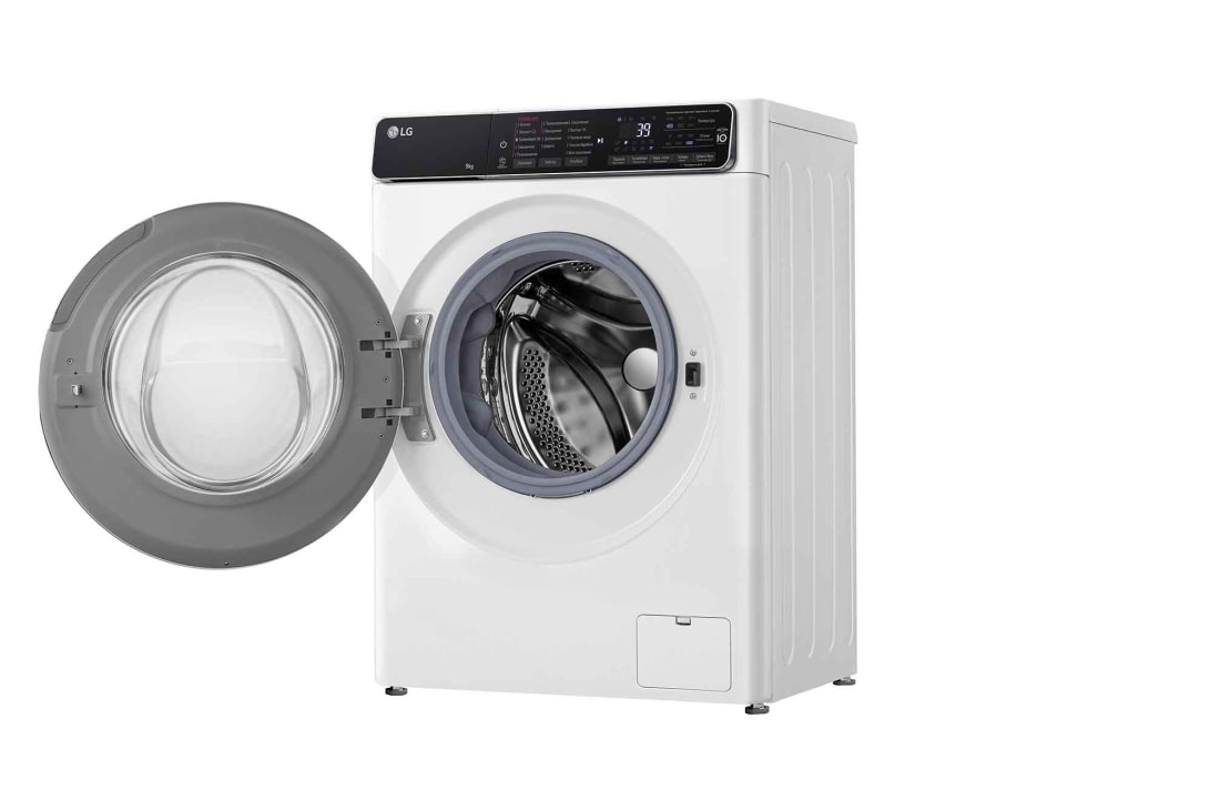 LG Стиральная машина узкая LG F2T9FW9W с паром, 9 кг, left open, F2T9FW9W, thumbnail 8