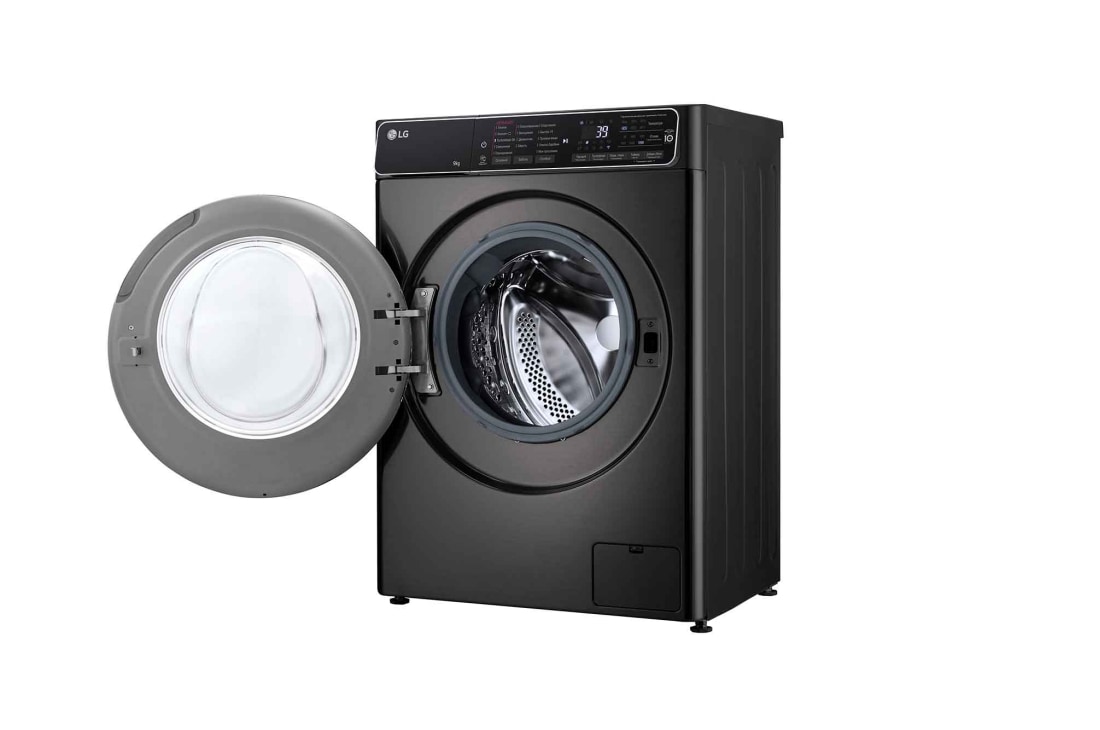 LG Стиральная машина узкая LG F2T9FW9P с паром, 9 кг, left open, F2T9FW9P, thumbnail 8