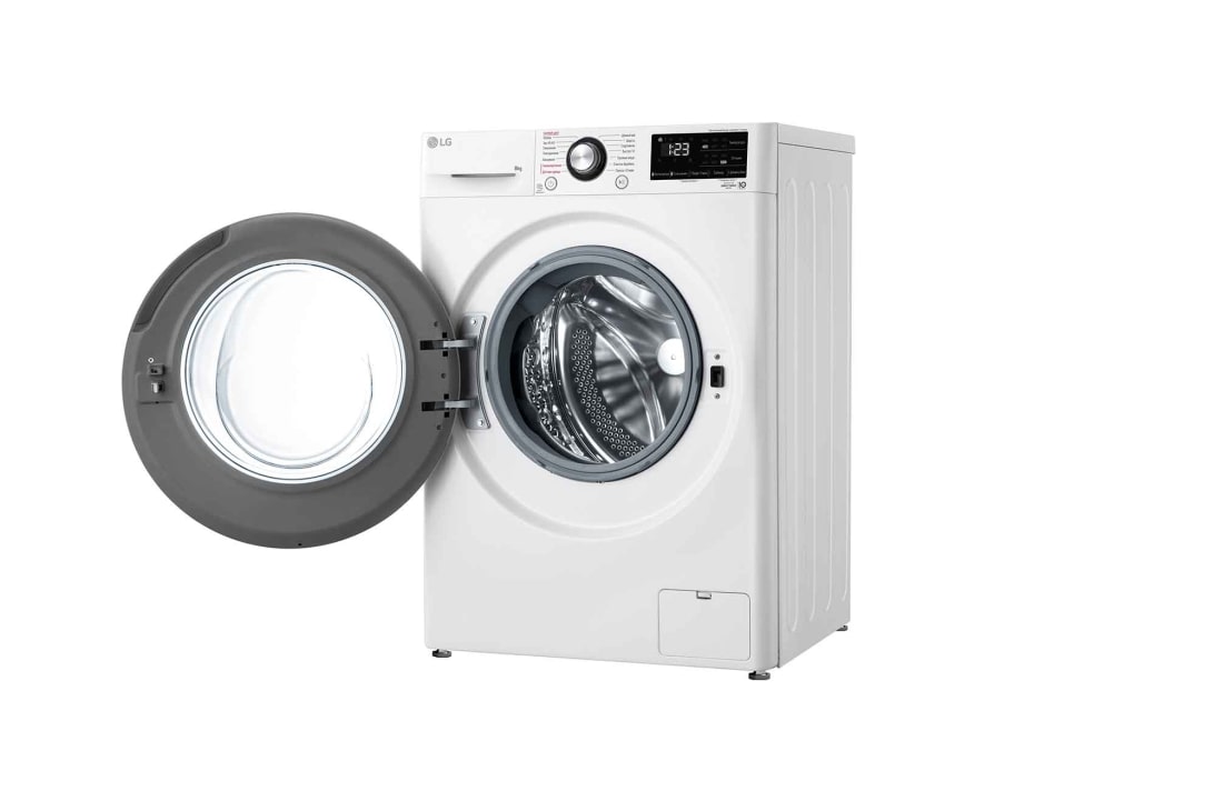 LG Стиральная машина узкая LG F2V3PS6W с паром, 8 кг, left open, F2V3PS6W, thumbnail 11