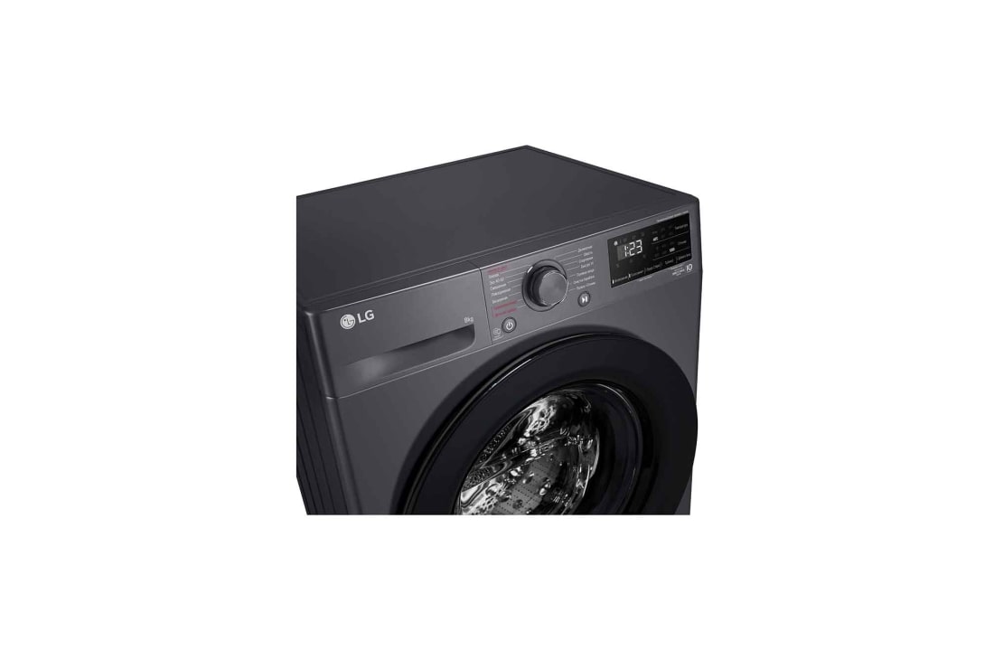 LG Стиральная машина узкая LG F2V3PS6J с паром, 8 кг, display, F2V3PS6J, thumbnail 3