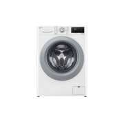 LG Стиральная машина LG F4V3RS4W с паром, 10,5 кг, Front view, F4V3RS4W, thumbnail 1