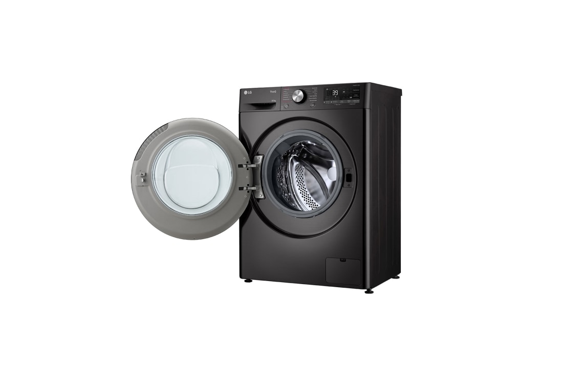 LG Узкая стирально-сушильная машина LG F2V9FC2P с паром, 9/5 кг, Стирально-сушильная машина LG F2V9FC2P (вид слева), F2V9FC2P, thumbnail 10