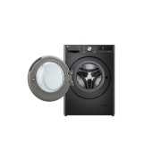LG Узкая стирально-сушильная машина LG F2V9FC2P с паром, 9/5 кг, Стирально-сушильная машина LG F2V9FC2P с открытой дверцей, F2V9FC2P, thumbnail 2