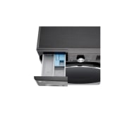 LG Узкая стирально-сушильная машина LG F2V9FC2P с паром, 9/5 кг, Стирально-сушильная машина LG F2V9FC2P с открытым лотком (вид сверху), F2V9FC2P, thumbnail 7