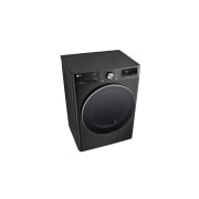 LG Узкая стирально-сушильная машина LG F2V9FC2P с паром, 9/5 кг, Стирально-сушильная машина LG F2V9FC2P (вид слева в перспективе), F2V9FC2P, thumbnail 8
