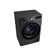 LG Стиральная машина узкая LG F2V9FW9P с паром, 9 кг, Стиральная машина LG F2V9FW9P (вид слева в перспективе), F2V9FW9P, thumbnail 8