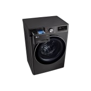 LG Стиральная машина узкая LG F2V9FW9P с паром, 9 кг, Стиральная машина LG F2V9FW9P с открытым лотком (вид слева в перспективе), F2V9FW9P, thumbnail 9
