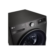 LG Стиральная машина LG TW4V9EW9P с паром, 11 кг, Стиральная машина LG TW4V9EW9P (вид слева в перспективе), TW4V9EW9P, thumbnail 3