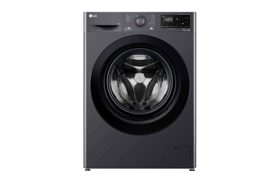 LG Стиральная машина узкая LG F2V3HS6J с паром, 7 кг, Cтиральная машина LG F2V3HS6J, F2V3HS6J