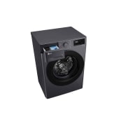 LG Стиральная машина узкая LG F2V3HS6J с паром, 7 кг, Стиральная машина LG F2V3HS6J с открытым лотком (вид слева в перспективе), F2V3HS6J, thumbnail 9