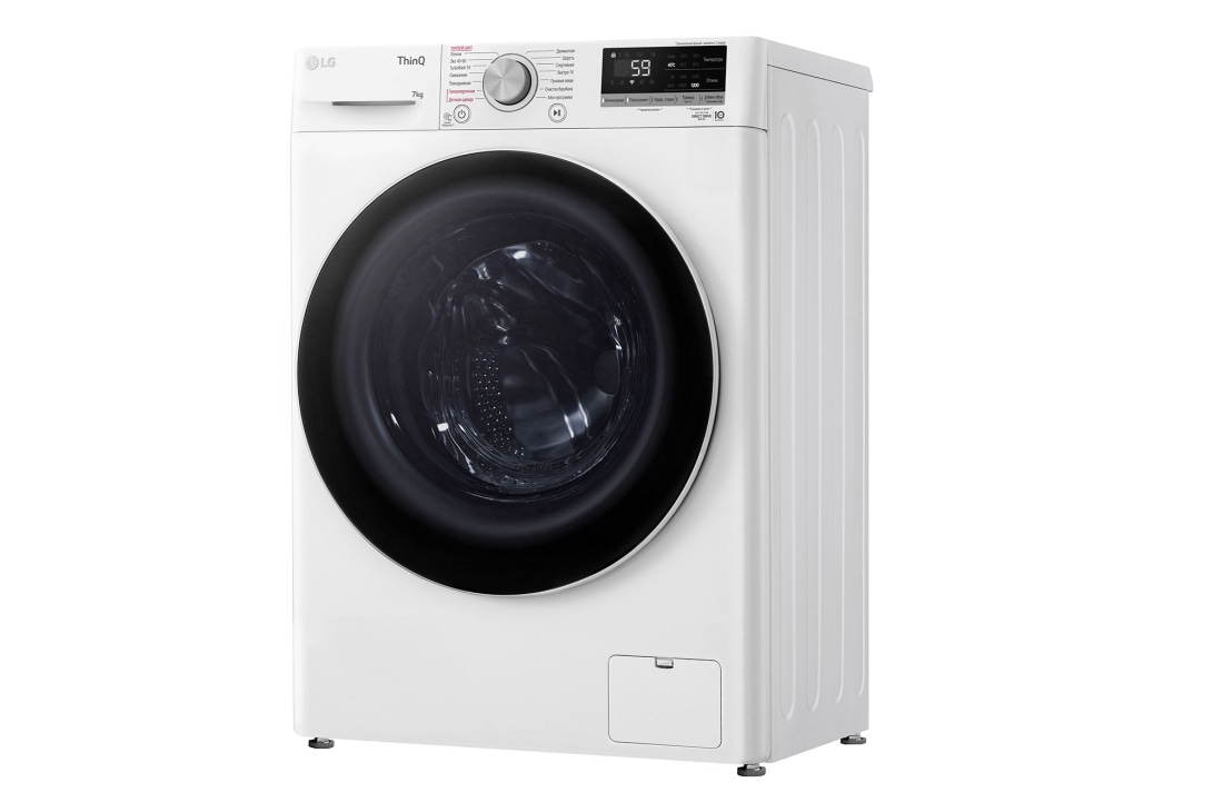 LG Стиральная машина узкая LG F2V5HS0W с паром, 7 кг, Стиральная машина LG F2V5HG0W (вид справа), F2V5HS0W, thumbnail 13