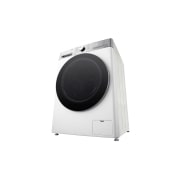 LG Стирально-сушильная машина LG F4V9LD2W с паром, 13/8 кг, Стирально-сушильная машина LG F4V9LD2W (вид снизу в перспективе), F4V9LD2W, thumbnail 13
