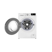 LG Узкая стирально-сушильная машина LG F2V7FR1W с паром, 9/5 кг, Стирально-сушильная машина LG F2V7FR1W с открытой дверцей, F2V7FR1W, thumbnail 2