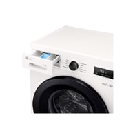 LG Узкая стирально-сушильная машина LG F2Y2HG6W с паром, 7/4 кг, Стирально-сушильная машина LG с открытым лотком (вид справа), F2Y2HG6W, thumbnail 6