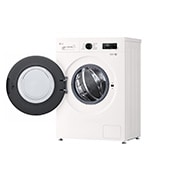 LG Узкая стирально-сушильная машина LG F2Y2HG6W с паром, 7/4 кг, Стирально-сушильная машина LG с открытой дверцей (вид справа), F2Y2HG6W, thumbnail 9