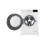 LG Стиральная машина узкая LG F2V3HS3W с паром, 7 кг, Стиральная машина LG F2V3HS3W с открытой дверцей, F2V3HS3W, thumbnail 2